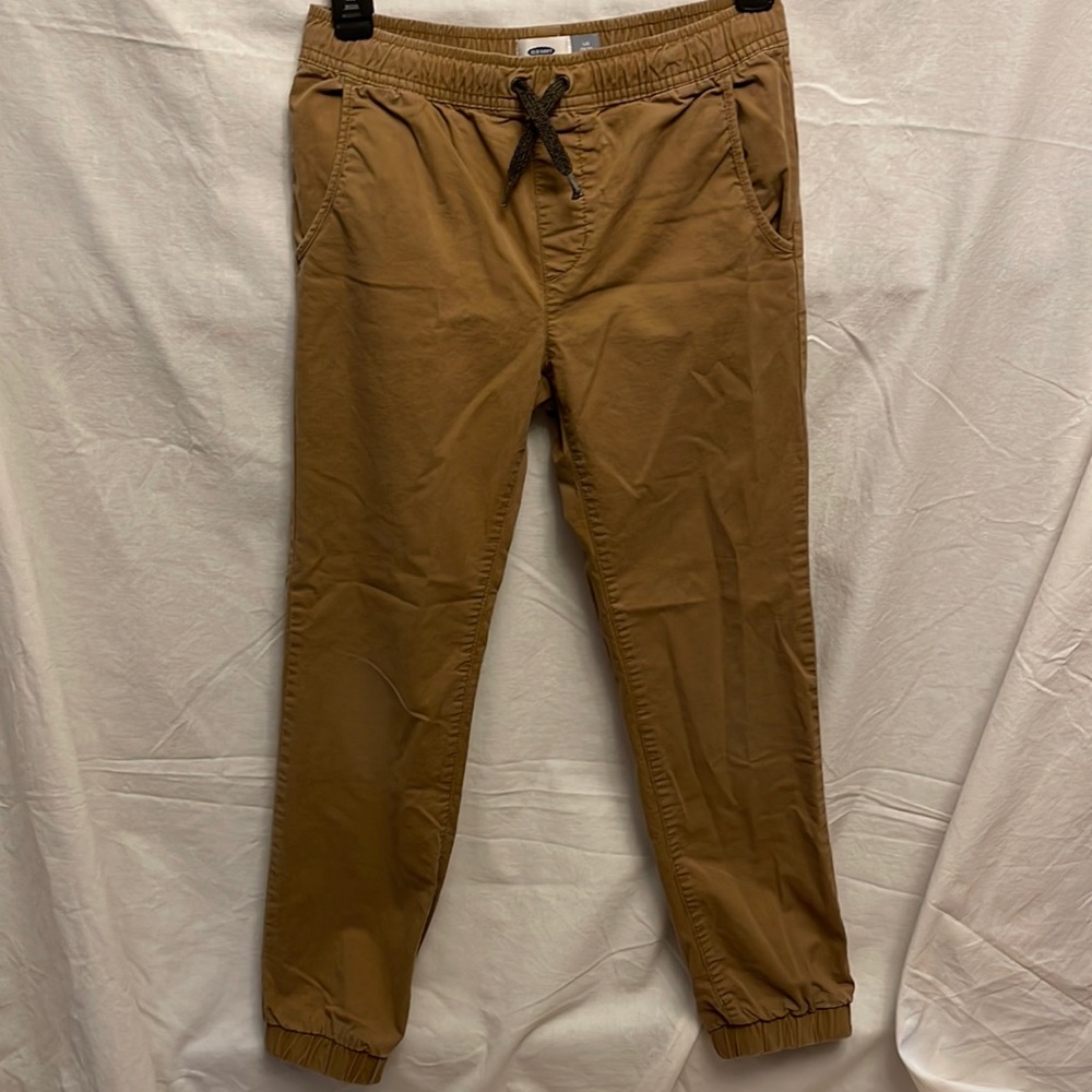 Boys L Old Navy Khaki Joggers